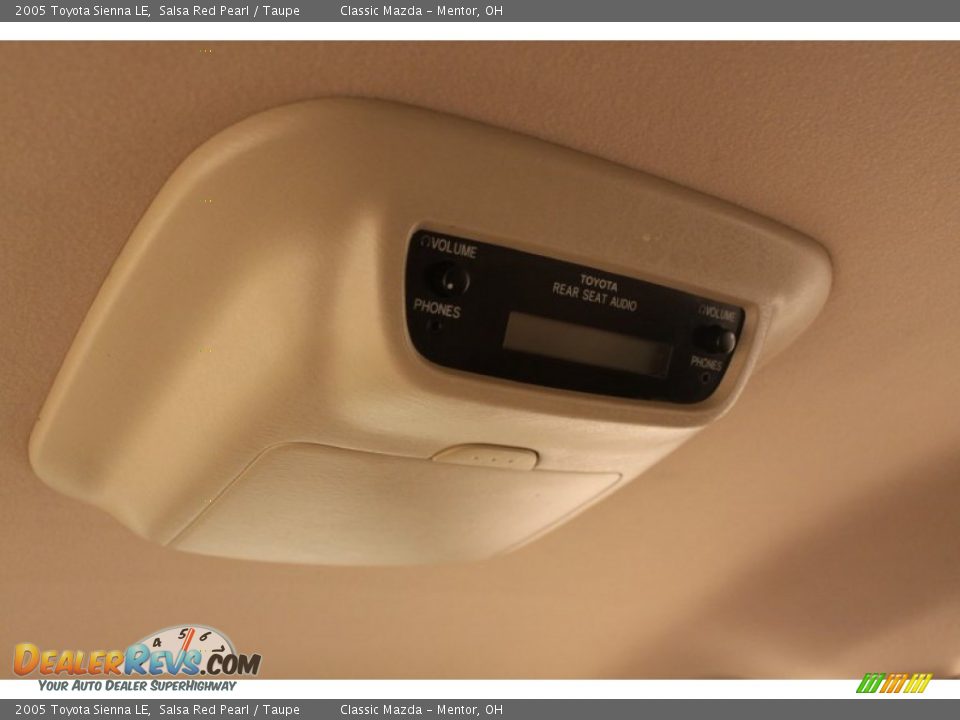 2005 Toyota Sienna LE Salsa Red Pearl / Taupe Photo #14