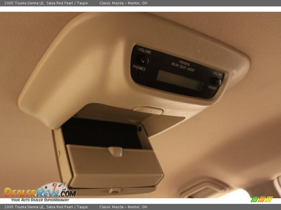 2005 Toyota Sienna LE Salsa Red Pearl / Taupe Photo #15
