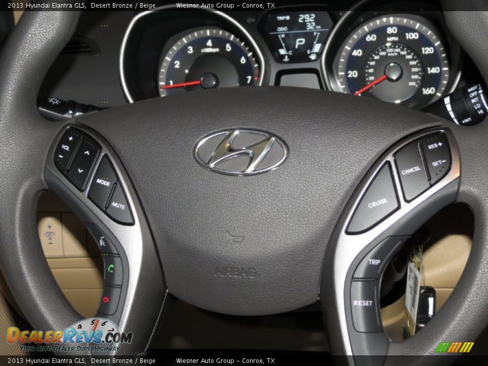 2013 Hyundai Elantra GLS Desert Bronze / Beige Photo #4