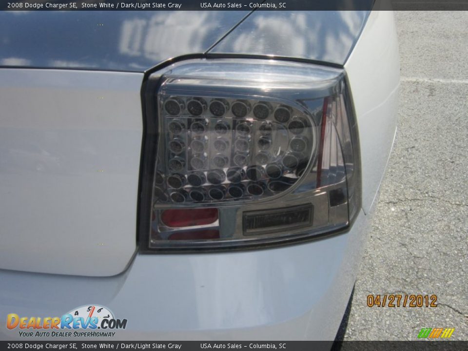 2008 Dodge Charger SE Stone White / Dark/Light Slate Gray Photo #8
