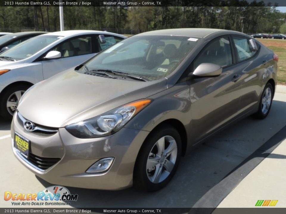 2013 Hyundai Elantra GLS Desert Bronze / Beige Photo #7