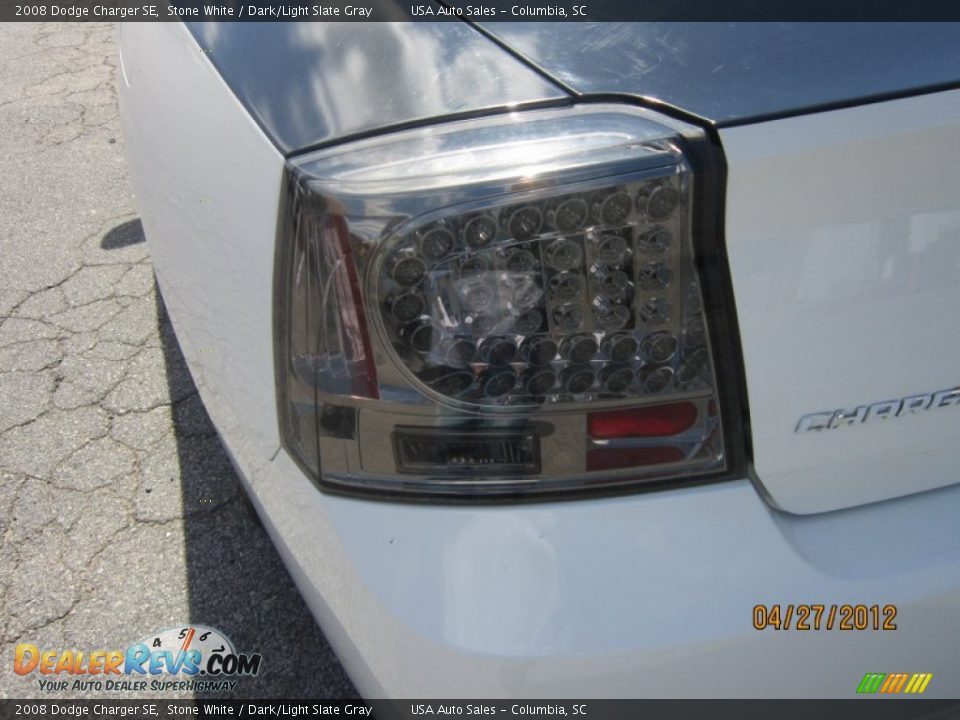 2008 Dodge Charger SE Stone White / Dark/Light Slate Gray Photo #9