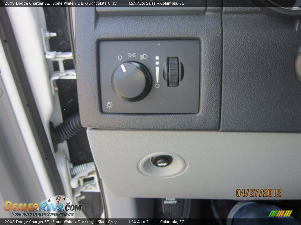 2008 Dodge Charger SE Stone White / Dark/Light Slate Gray Photo #24