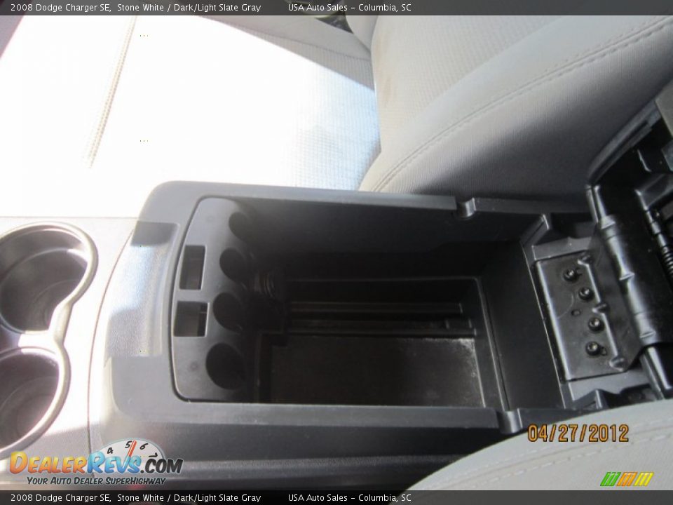 2008 Dodge Charger SE Stone White / Dark/Light Slate Gray Photo #27