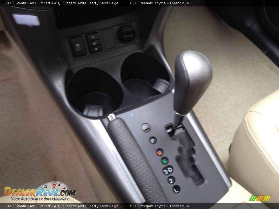 2010 Toyota RAV4 Limited 4WD Blizzard White Pearl / Sand Beige Photo #18