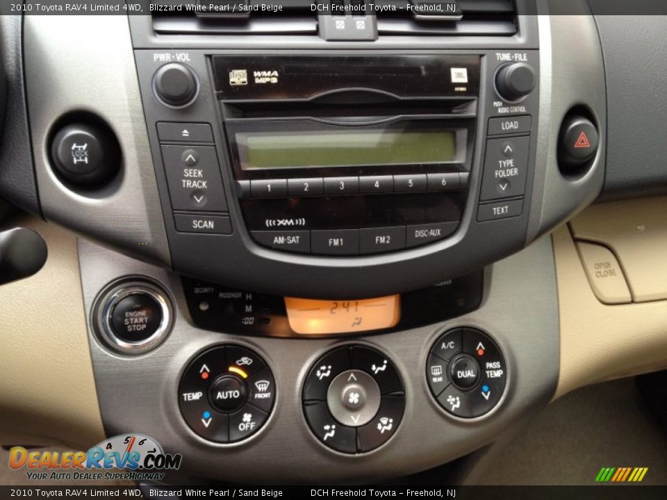 2010 Toyota RAV4 Limited 4WD Blizzard White Pearl / Sand Beige Photo #19