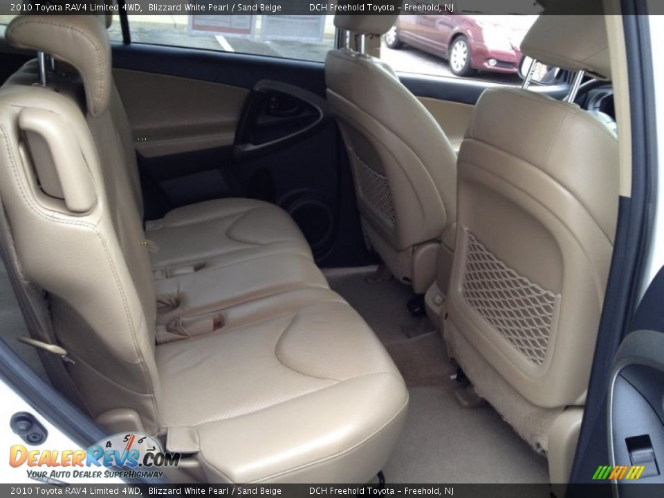 2010 Toyota RAV4 Limited 4WD Blizzard White Pearl / Sand Beige Photo #25