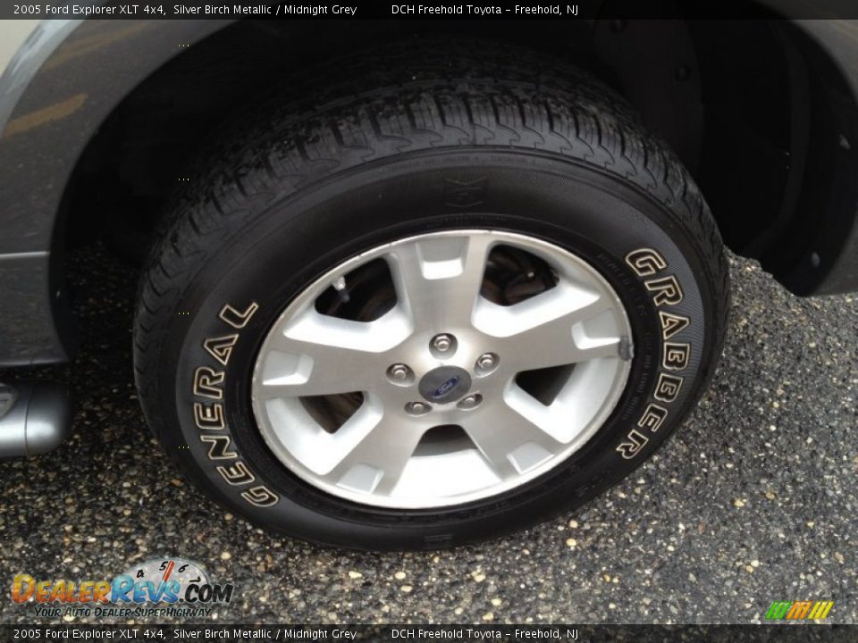 2005 Ford Explorer XLT 4x4 Silver Birch Metallic / Midnight Grey Photo #7