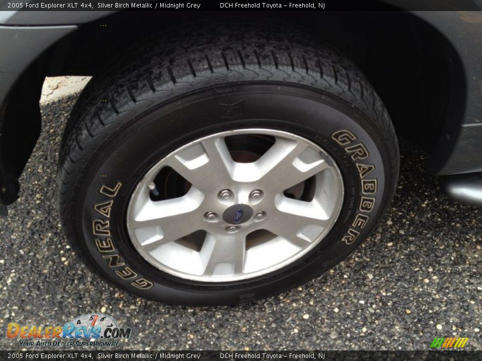 2005 Ford Explorer XLT 4x4 Silver Birch Metallic / Midnight Grey Photo #8