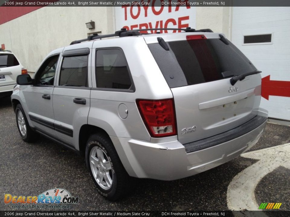 2006 Jeep Grand Cherokee Laredo 4x4 Bright Silver Metallic / Medium Slate Gray Photo #4