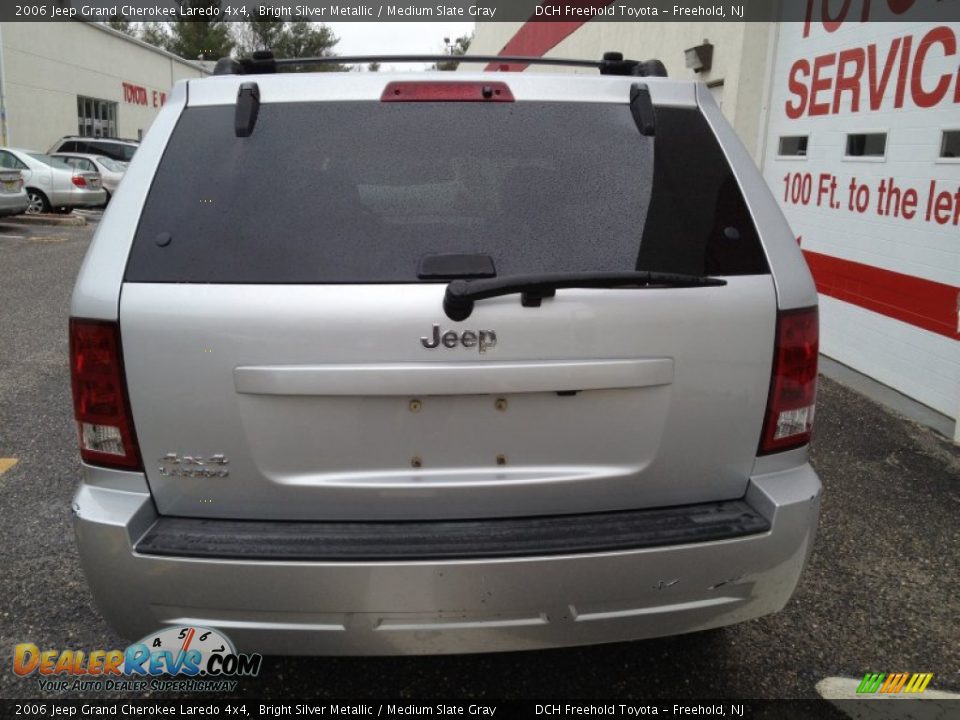 2006 Jeep Grand Cherokee Laredo 4x4 Bright Silver Metallic / Medium Slate Gray Photo #5