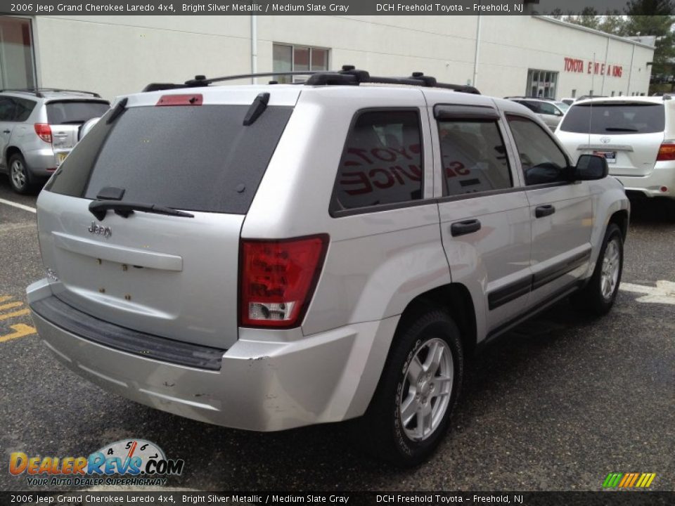 2006 Jeep Grand Cherokee Laredo 4x4 Bright Silver Metallic / Medium Slate Gray Photo #6