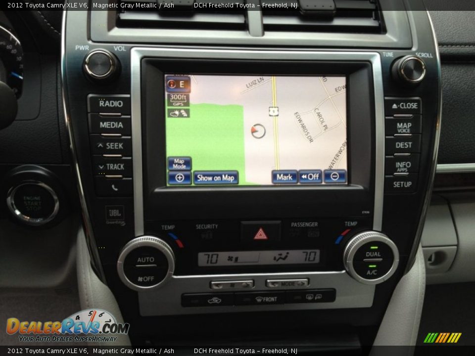 2012 Toyota Camry XLE V6 Magnetic Gray Metallic / Ash Photo #18