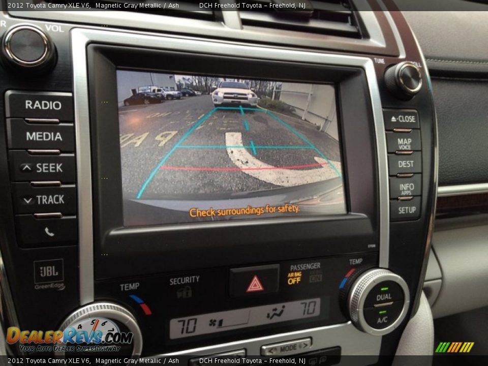 2012 Toyota Camry XLE V6 Magnetic Gray Metallic / Ash Photo #19