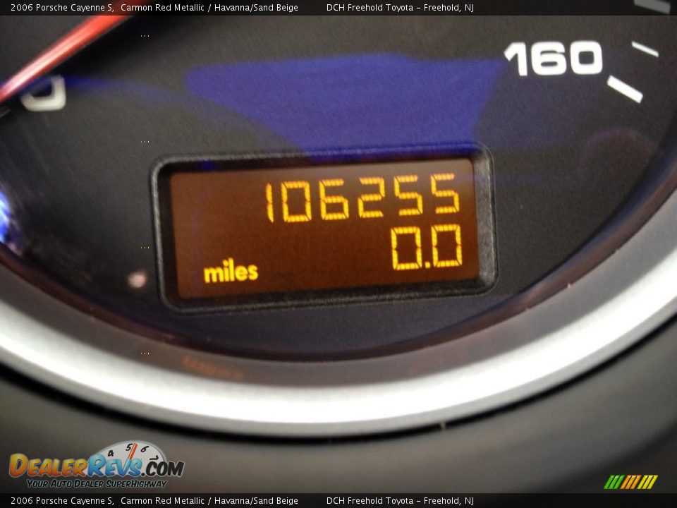 2006 Porsche Cayenne S Carmon Red Metallic / Havanna/Sand Beige Photo #20