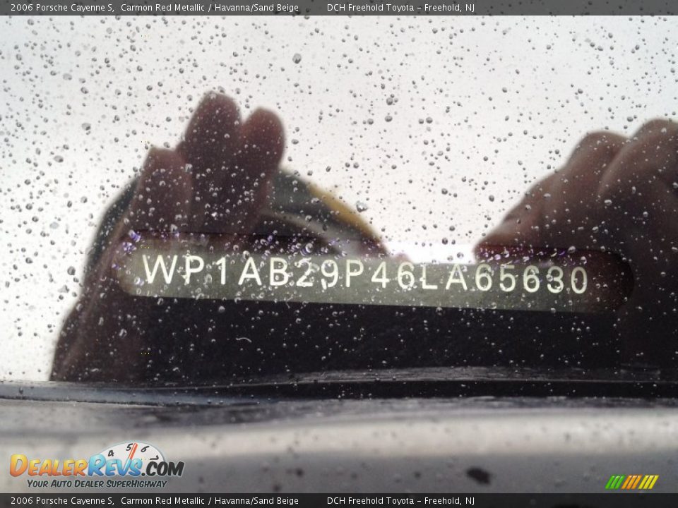 2006 Porsche Cayenne S Carmon Red Metallic / Havanna/Sand Beige Photo #21