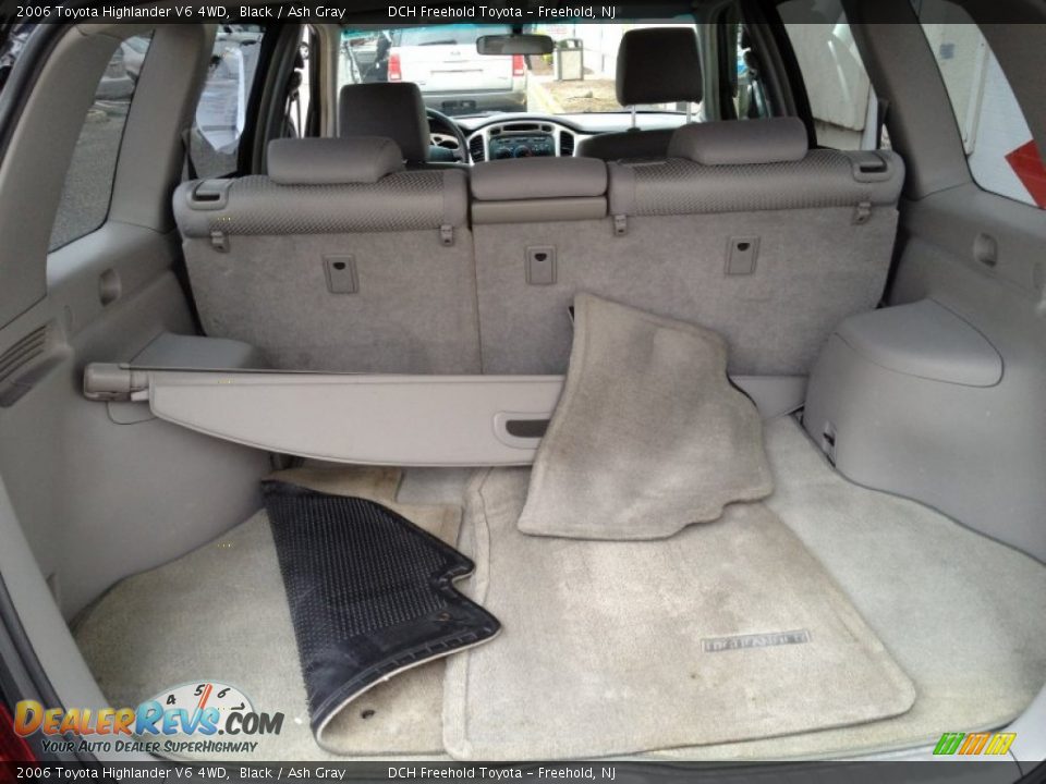 2006 Toyota Highlander V6 4WD Black / Ash Gray Photo #20