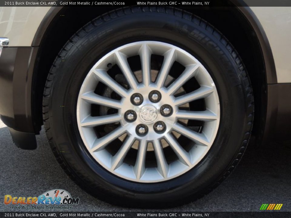 2011 Buick Enclave CXL AWD Gold Mist Metallic / Cashmere/Cocoa Photo #3