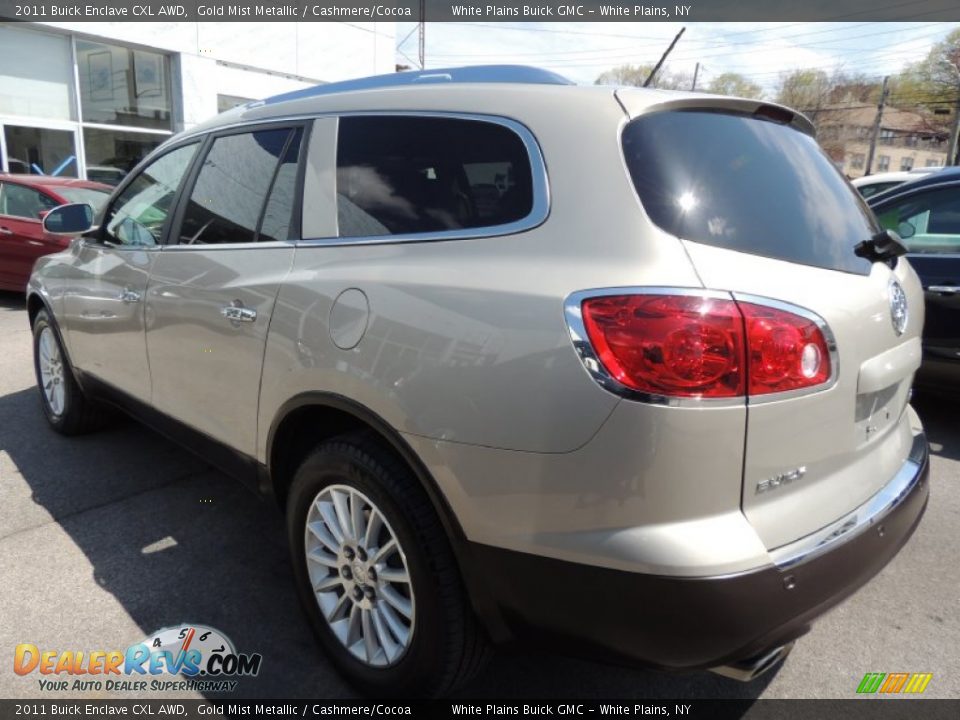 2011 Buick Enclave CXL AWD Gold Mist Metallic / Cashmere/Cocoa Photo #4