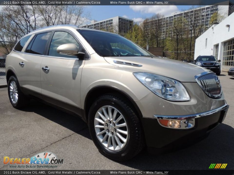 2011 Buick Enclave CXL AWD Gold Mist Metallic / Cashmere/Cocoa Photo #7