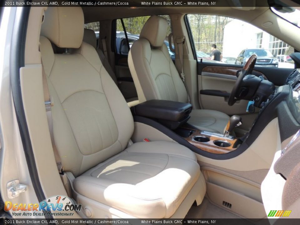 2011 Buick Enclave CXL AWD Gold Mist Metallic / Cashmere/Cocoa Photo #11