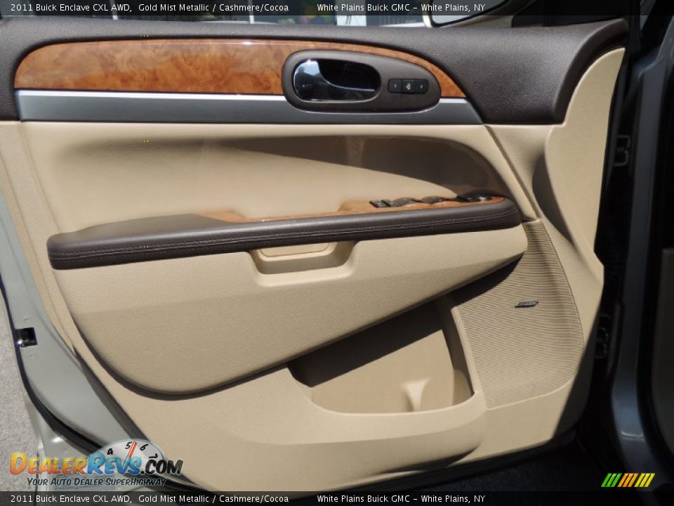 2011 Buick Enclave CXL AWD Gold Mist Metallic / Cashmere/Cocoa Photo #12