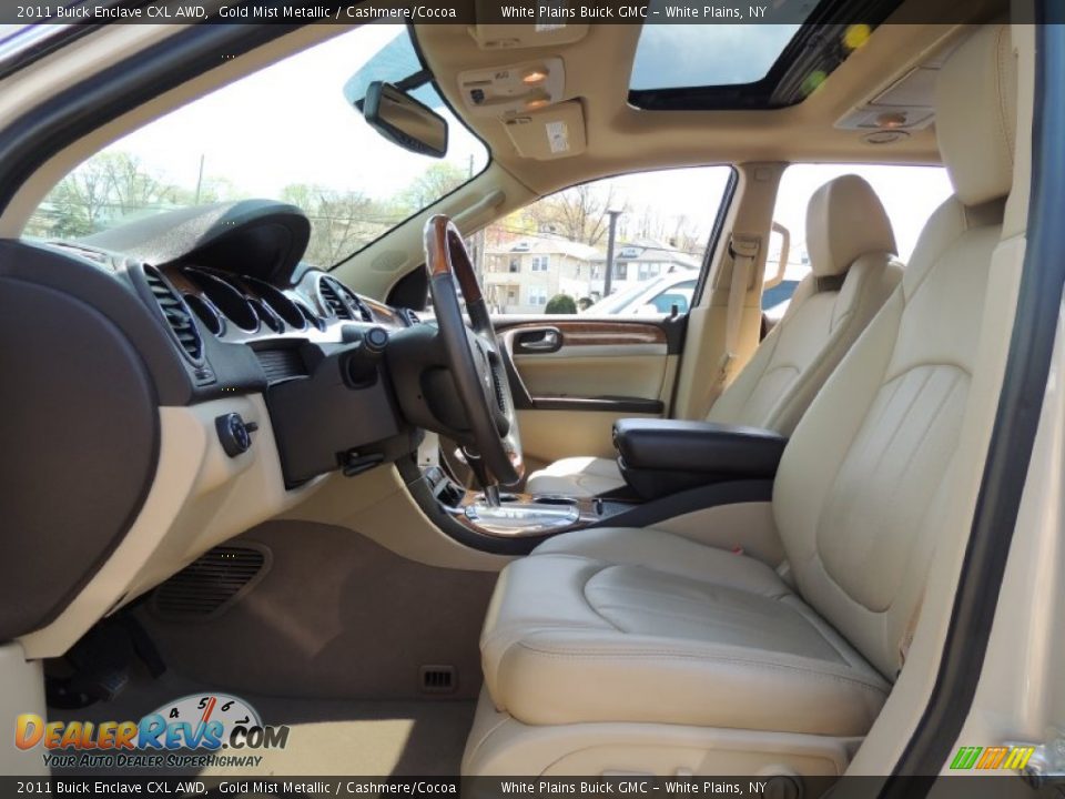 2011 Buick Enclave CXL AWD Gold Mist Metallic / Cashmere/Cocoa Photo #13