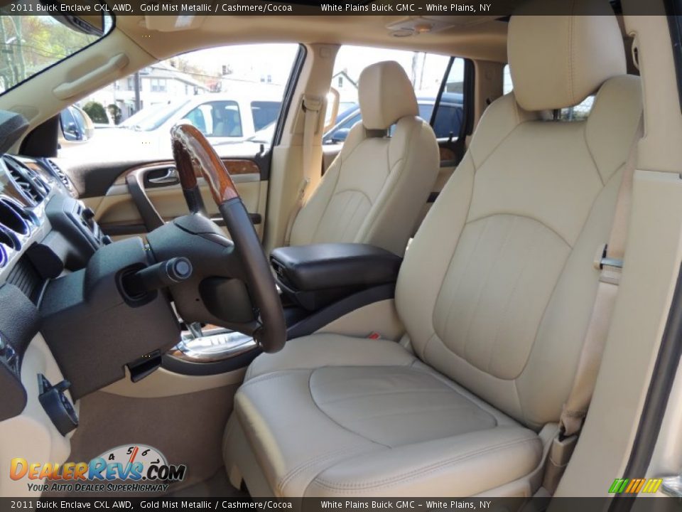 2011 Buick Enclave CXL AWD Gold Mist Metallic / Cashmere/Cocoa Photo #14