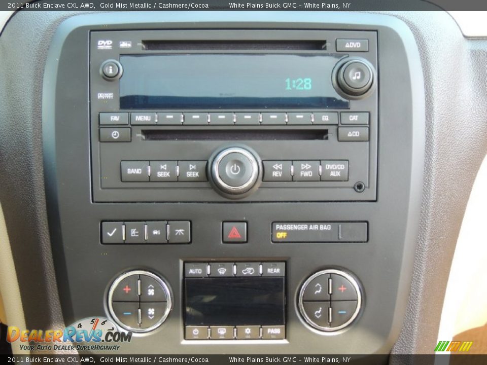 2011 Buick Enclave CXL AWD Gold Mist Metallic / Cashmere/Cocoa Photo #16