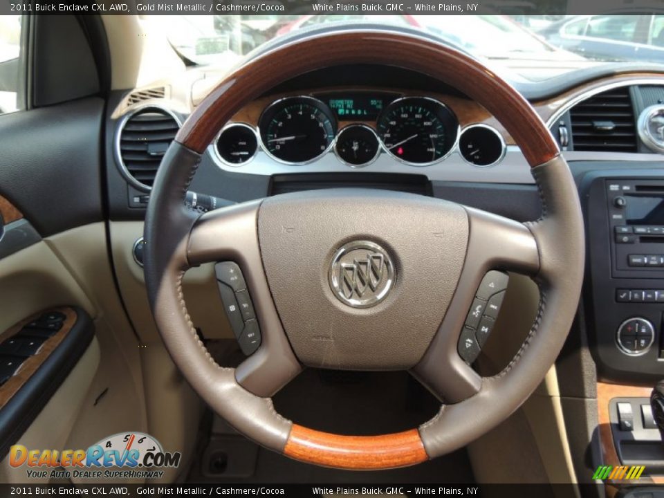 2011 Buick Enclave CXL AWD Gold Mist Metallic / Cashmere/Cocoa Photo #18