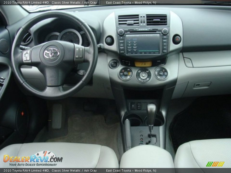 2010 Toyota RAV4 Limited 4WD Classic Silver Metallic / Ash Gray Photo #9