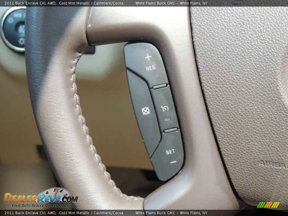 2011 Buick Enclave CXL AWD Gold Mist Metallic / Cashmere/Cocoa Photo #19