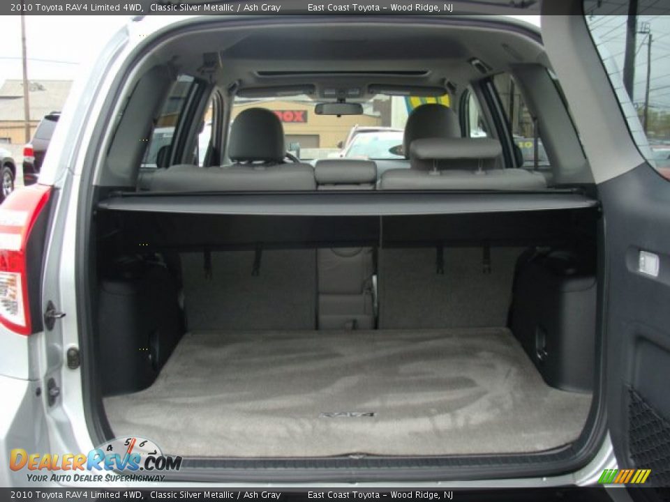 2010 Toyota RAV4 Limited 4WD Classic Silver Metallic / Ash Gray Photo #12