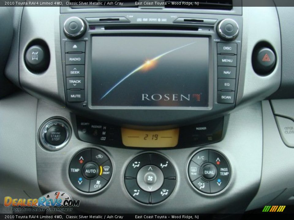 2010 Toyota RAV4 Limited 4WD Classic Silver Metallic / Ash Gray Photo #14