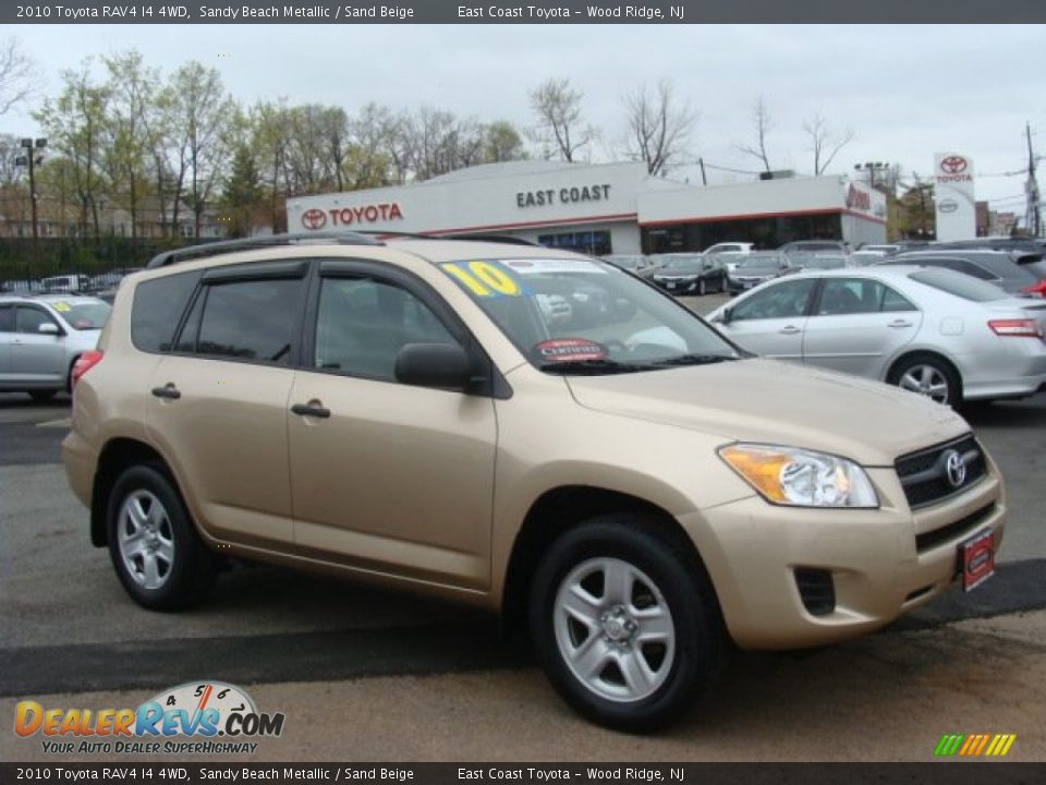 2010 Toyota RAV4 I4 4WD Sandy Beach Metallic / Sand Beige Photo #1