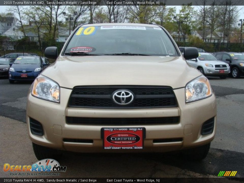2010 Toyota RAV4 I4 4WD Sandy Beach Metallic / Sand Beige Photo #2