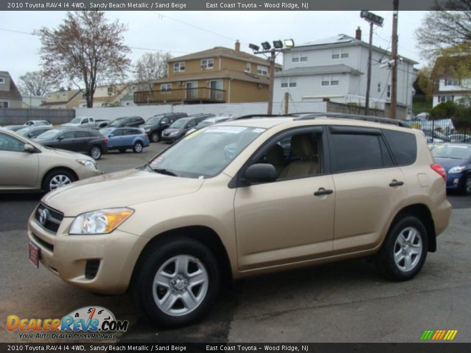 2010 Toyota RAV4 I4 4WD Sandy Beach Metallic / Sand Beige Photo #3