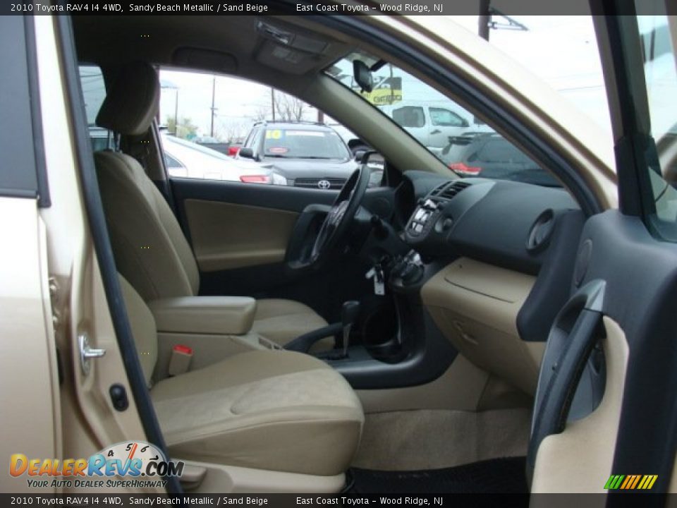 2010 Toyota RAV4 I4 4WD Sandy Beach Metallic / Sand Beige Photo #8