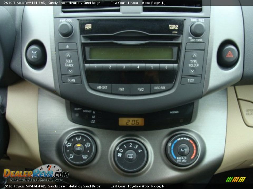 2010 Toyota RAV4 I4 4WD Sandy Beach Metallic / Sand Beige Photo #11