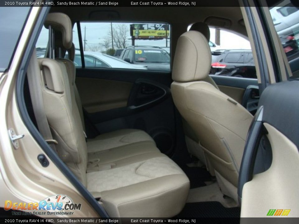2010 Toyota RAV4 I4 4WD Sandy Beach Metallic / Sand Beige Photo #12