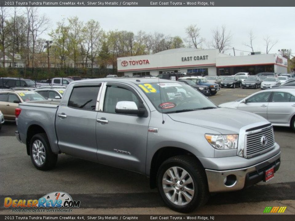 2013 Toyota Tundra Platinum CrewMax 4x4 Silver Sky Metallic / Graphite Photo #1