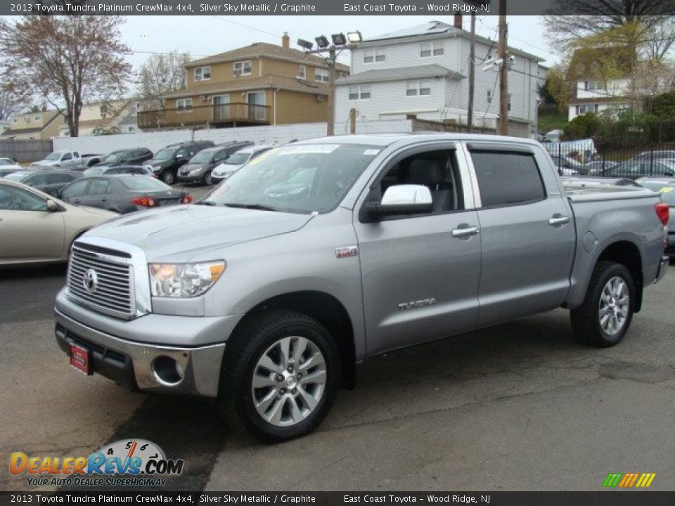 2013 Toyota Tundra Platinum CrewMax 4x4 Silver Sky Metallic / Graphite Photo #3