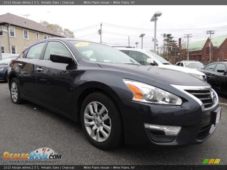 2013 Nissan Altima 2.5 S Metallic Slate / Charcoal Photo #7