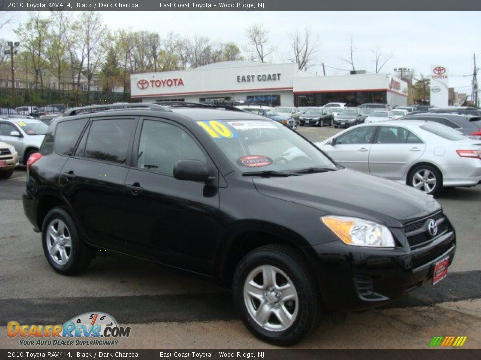 2010 Toyota RAV4 I4 Black / Dark Charcoal Photo #1