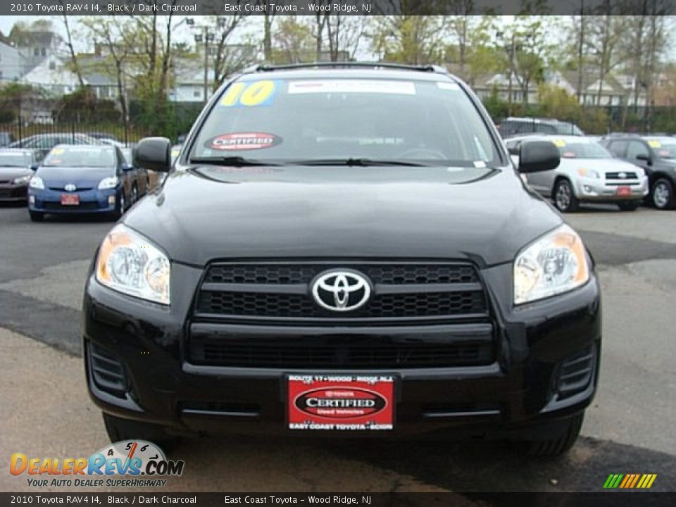 2010 Toyota RAV4 I4 Black / Dark Charcoal Photo #2
