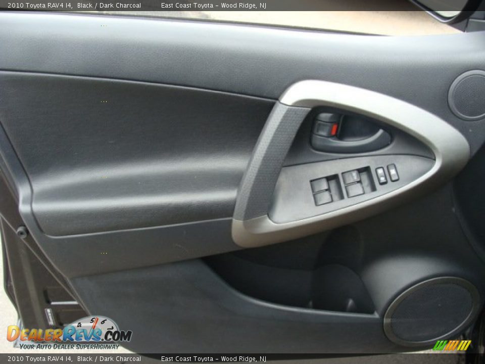 2010 Toyota RAV4 I4 Black / Dark Charcoal Photo #6