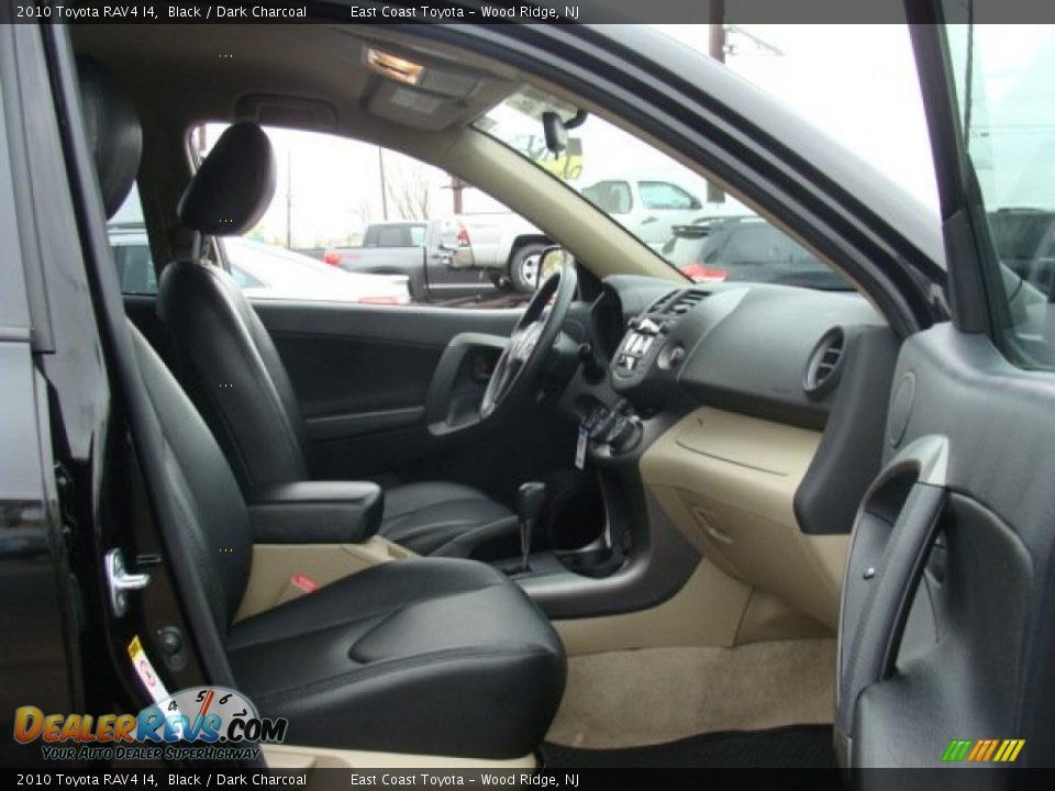 2010 Toyota RAV4 I4 Black / Dark Charcoal Photo #8