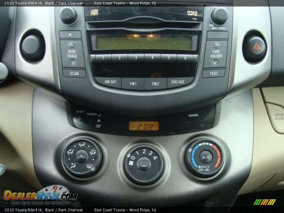 2010 Toyota RAV4 I4 Black / Dark Charcoal Photo #11