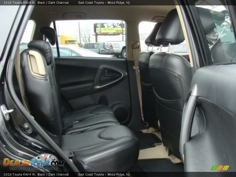 2010 Toyota RAV4 I4 Black / Dark Charcoal Photo #12