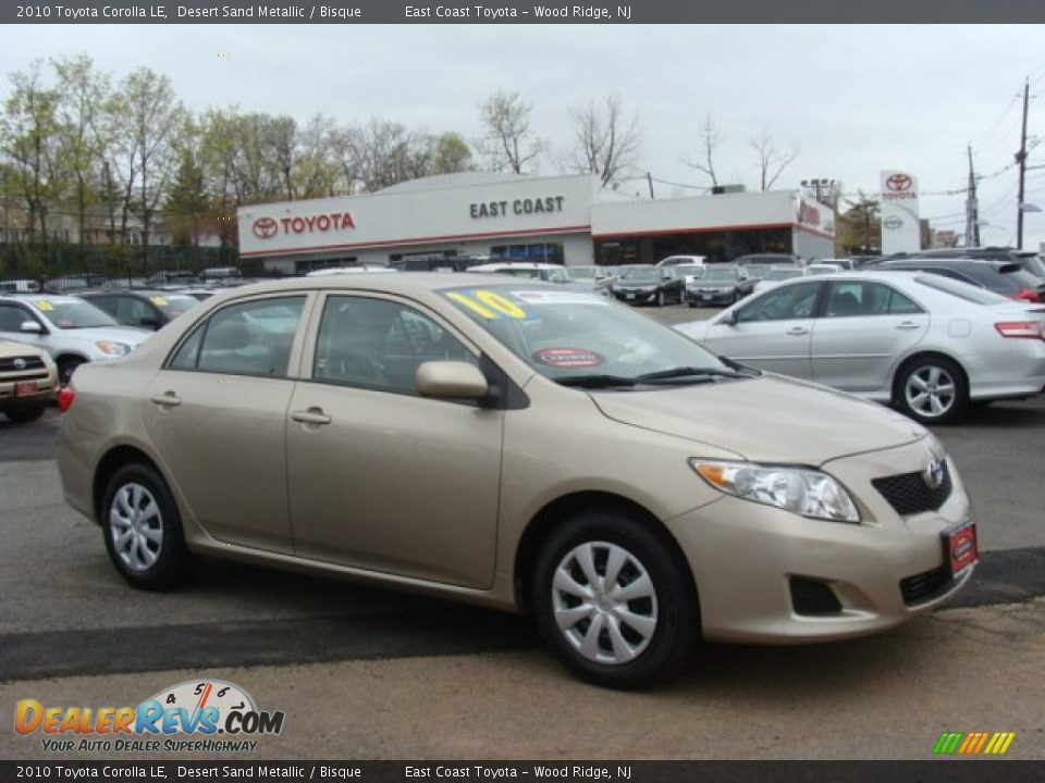 2010 Toyota Corolla LE Desert Sand Metallic / Bisque Photo #1